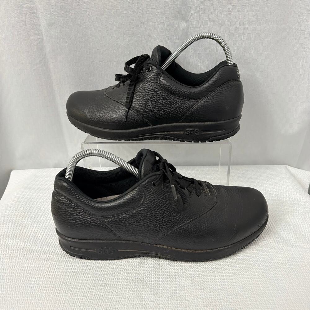 SAS Shoes Womens Size 9.5 N Liberty Comfort Slip Resistant Lace Up Black Leather - Picture 7 of 10